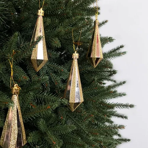 ARIXA Geometric Gold Drop Ornament by Masons Home Decor