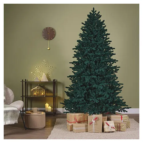 Artificial Christmas tree Emerald 240 cm flocked emerald green PE PVC |  online sales on HOLYART.com
