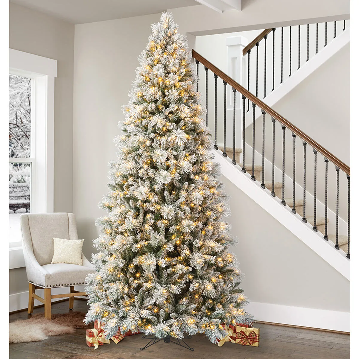 Artificial Christmas Tree Snowing White Xmas Tree Silver Christmas Trees  White Artificial Christmas Trees Christmas Decoration