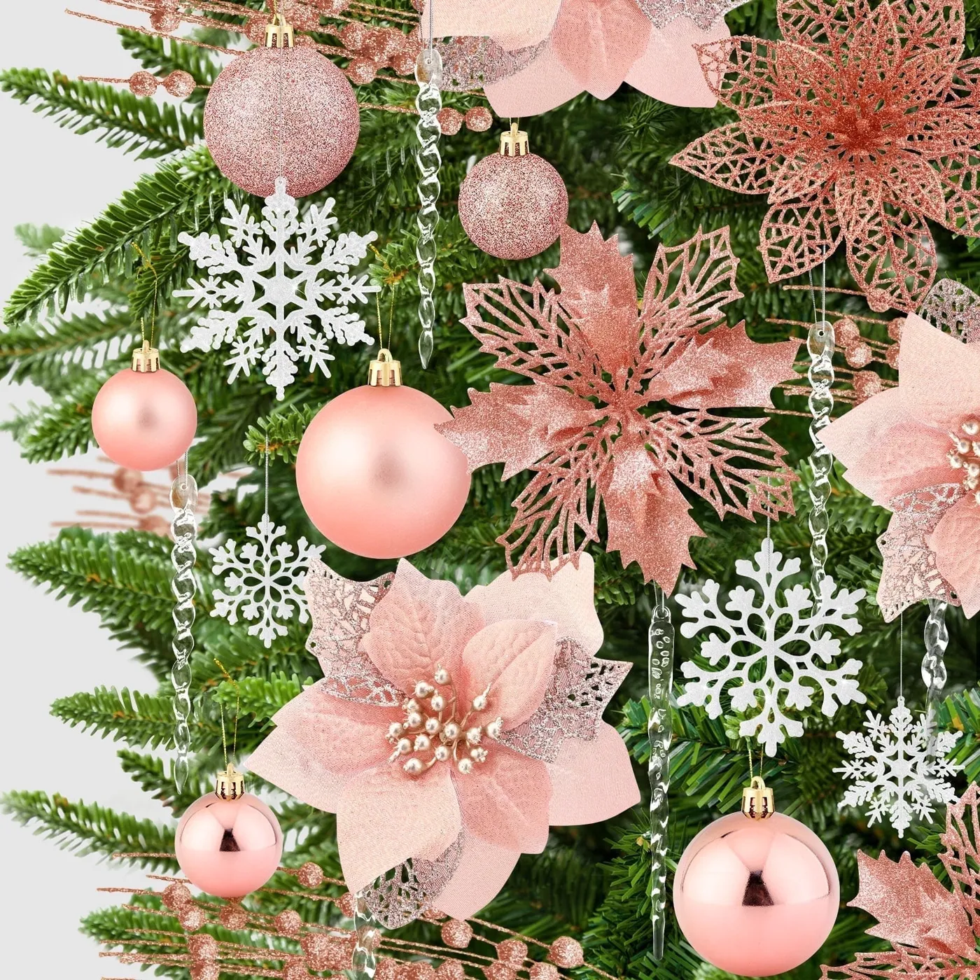 Ayieyill 92Pcs Christmas Tree Decorations Includes Honduras | Ubuy