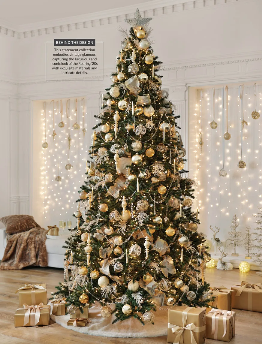 Balsam Hill - 2023 Holiday 2 - White Radiant Star Beaded Tree Topper