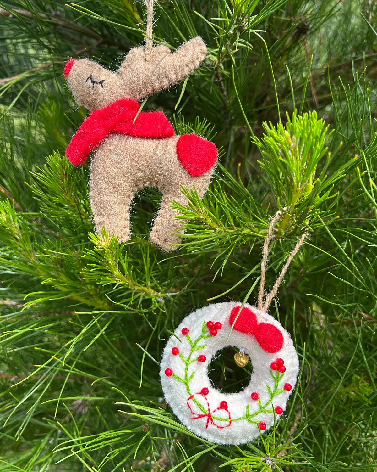 Beautiful Felt Christmas Decorations - Ethically Made | Sky Gypsies