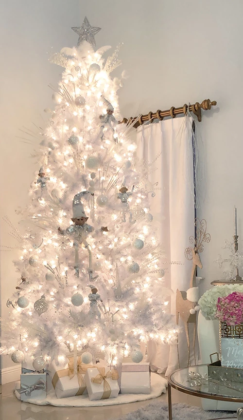 Best Decorations and Themes for White Christmas Tree - Angel Tree Topper  Shop