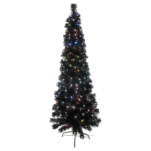 Black Shade Christmas tree with multicolor LED 150 cm | online sales on  HOLYART.com