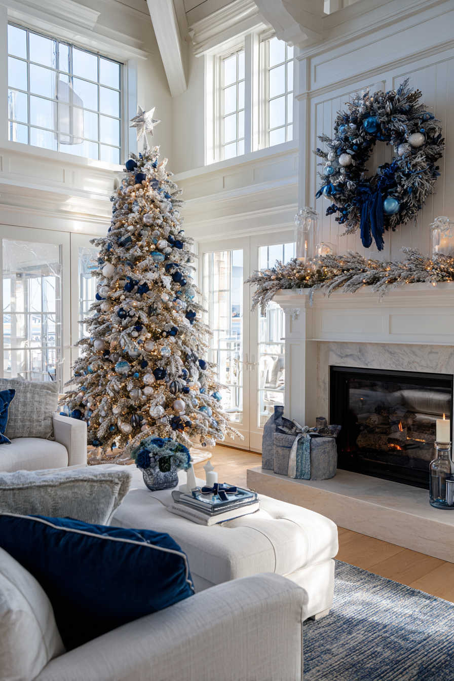Blue and White Christmas Decor Ideas with Timeless Holiday Style – jane at  home