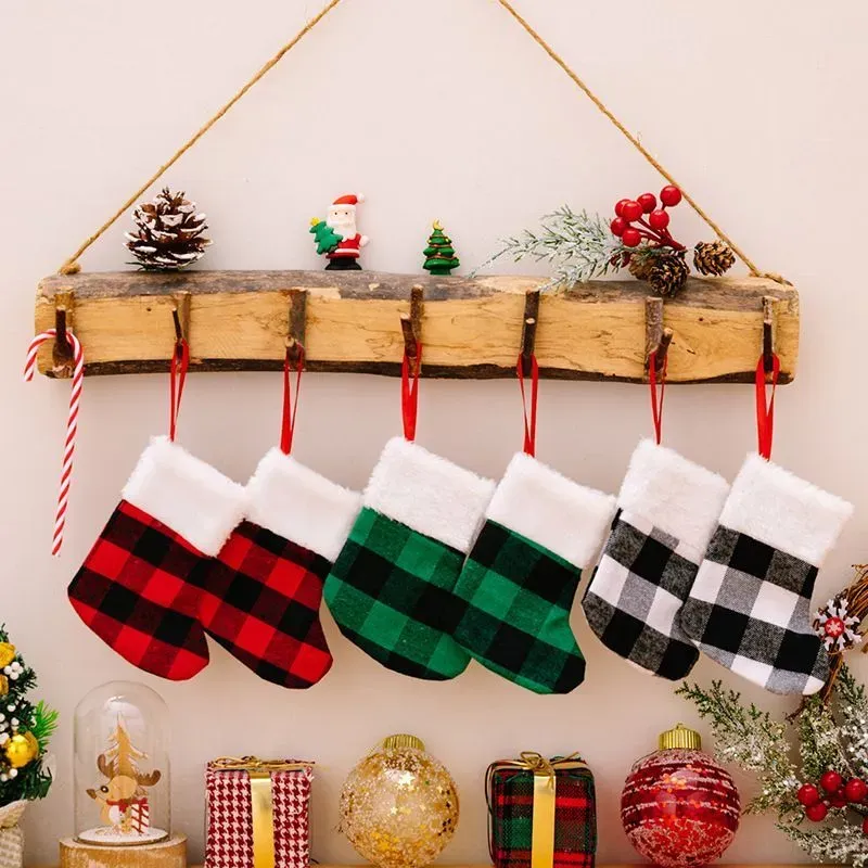 Buffalo Plaid Christmas Matalan Christmas Stocking ... From Dreamhome_jy, Rs.135.39 | DHgate.Com
