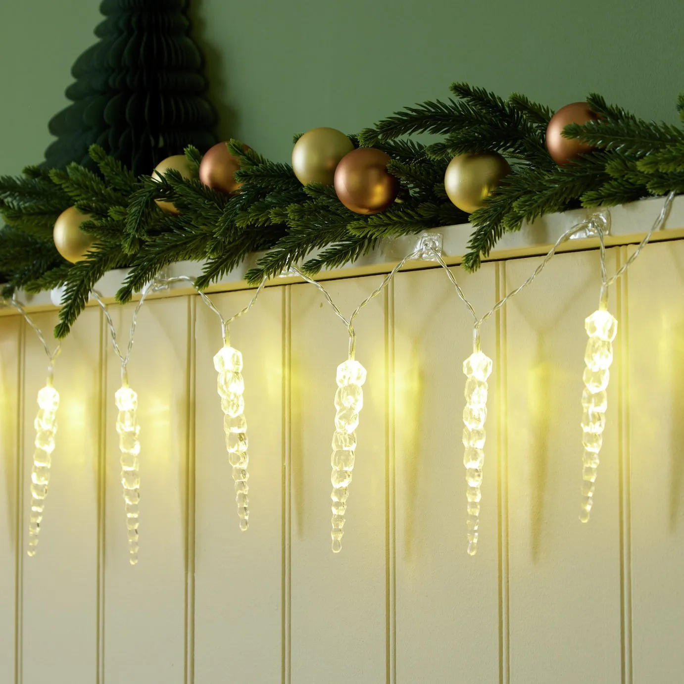 Buy Argos Home 10 Warm White LED Christmas Tree Lights | Christmas lights | Argos