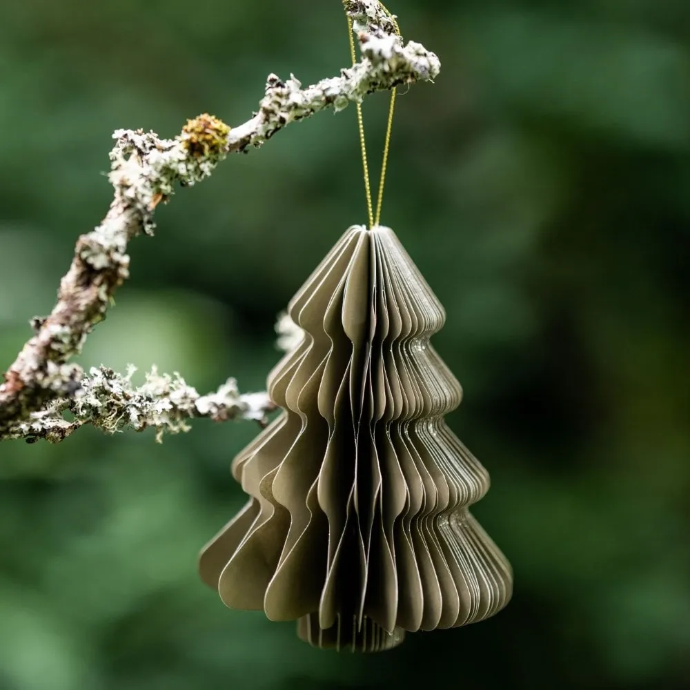 Buy Green paper tree decoration