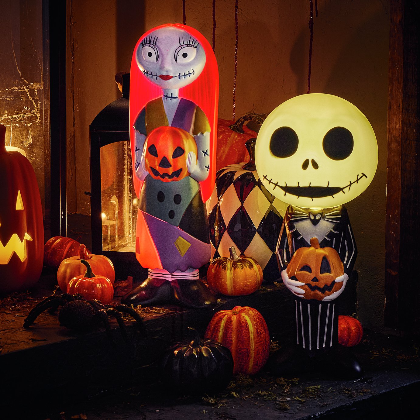 Buy Nightmare Before Christmas Jack OR Sally Halloween Ornament | Halloween  decorations | Argos