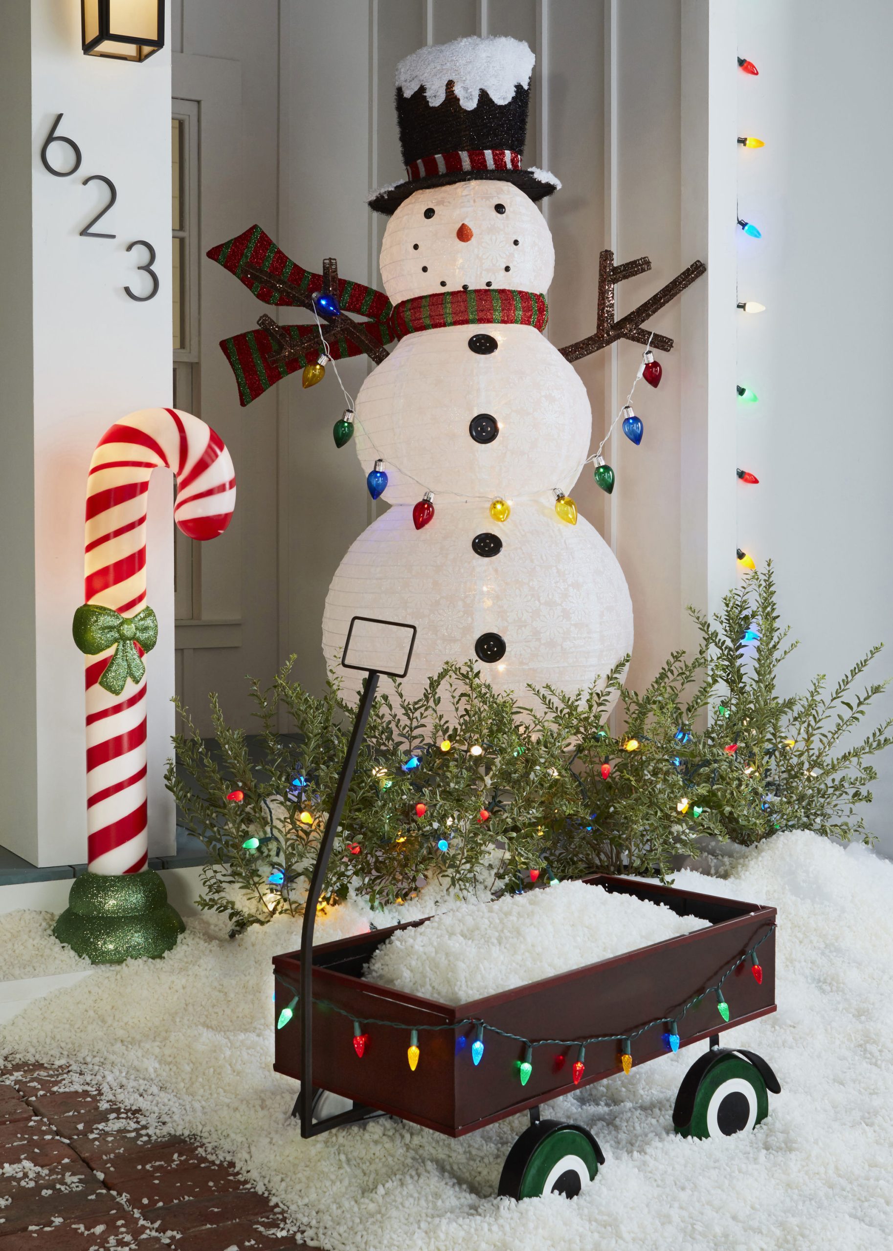 Candy Cane Christmas Blow Mold Yard Decoration Candy Cane Blow Molds For Holiday  Decor
