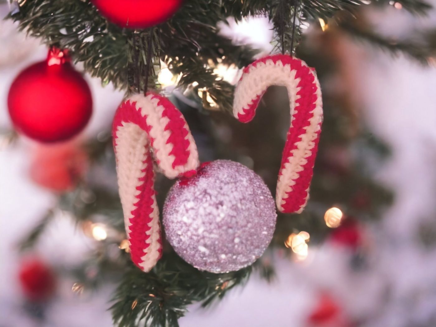 Candy Cane Ornament Pattern - Sugar Sweet Street Bakery