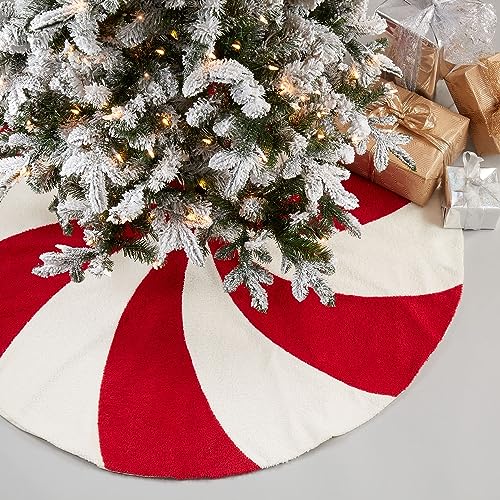 Candy Cane Tree Skirt Fennco Styles Color: Red/White Size: 72' W