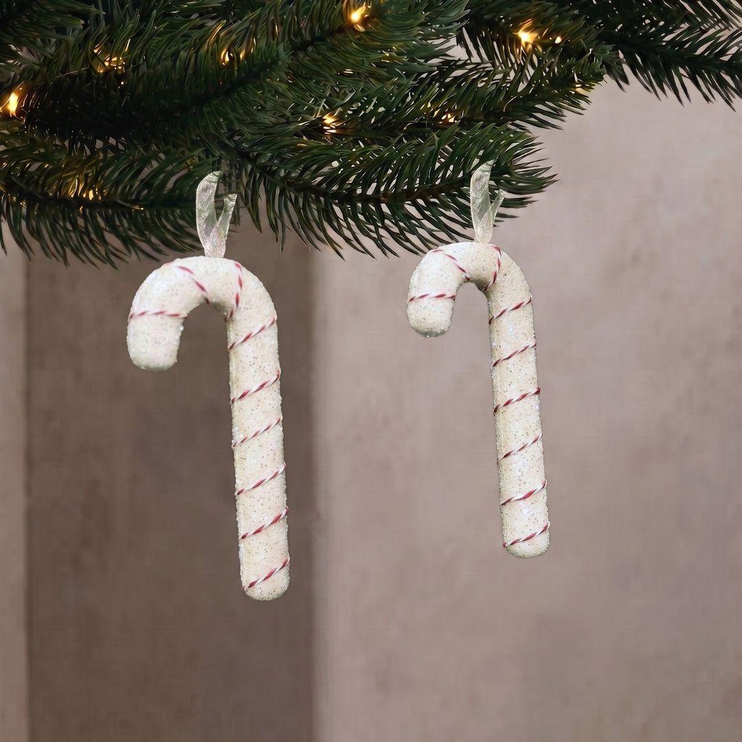 Candyland Hanging Candy Cane A Christmas Bauble Set | Speckled Space