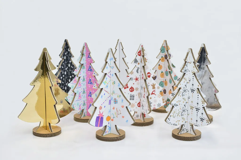 Cardboard Christmas Tree H45 Model 1 -