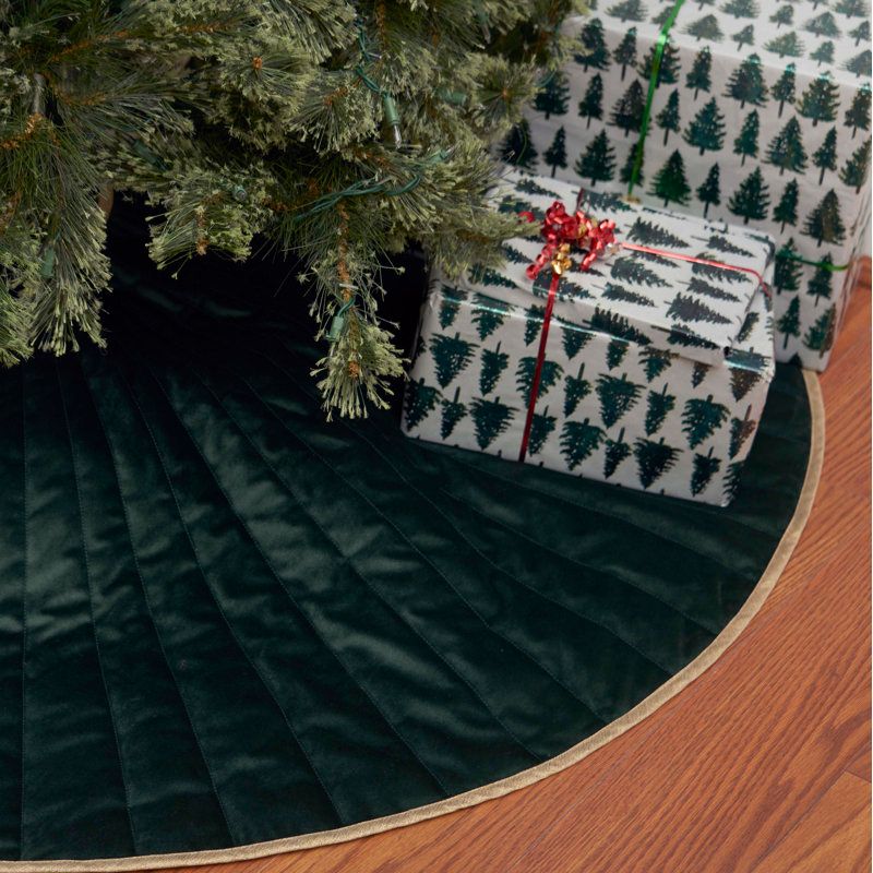 C&F Home Velvet Splendor Christmas Tree Skirt