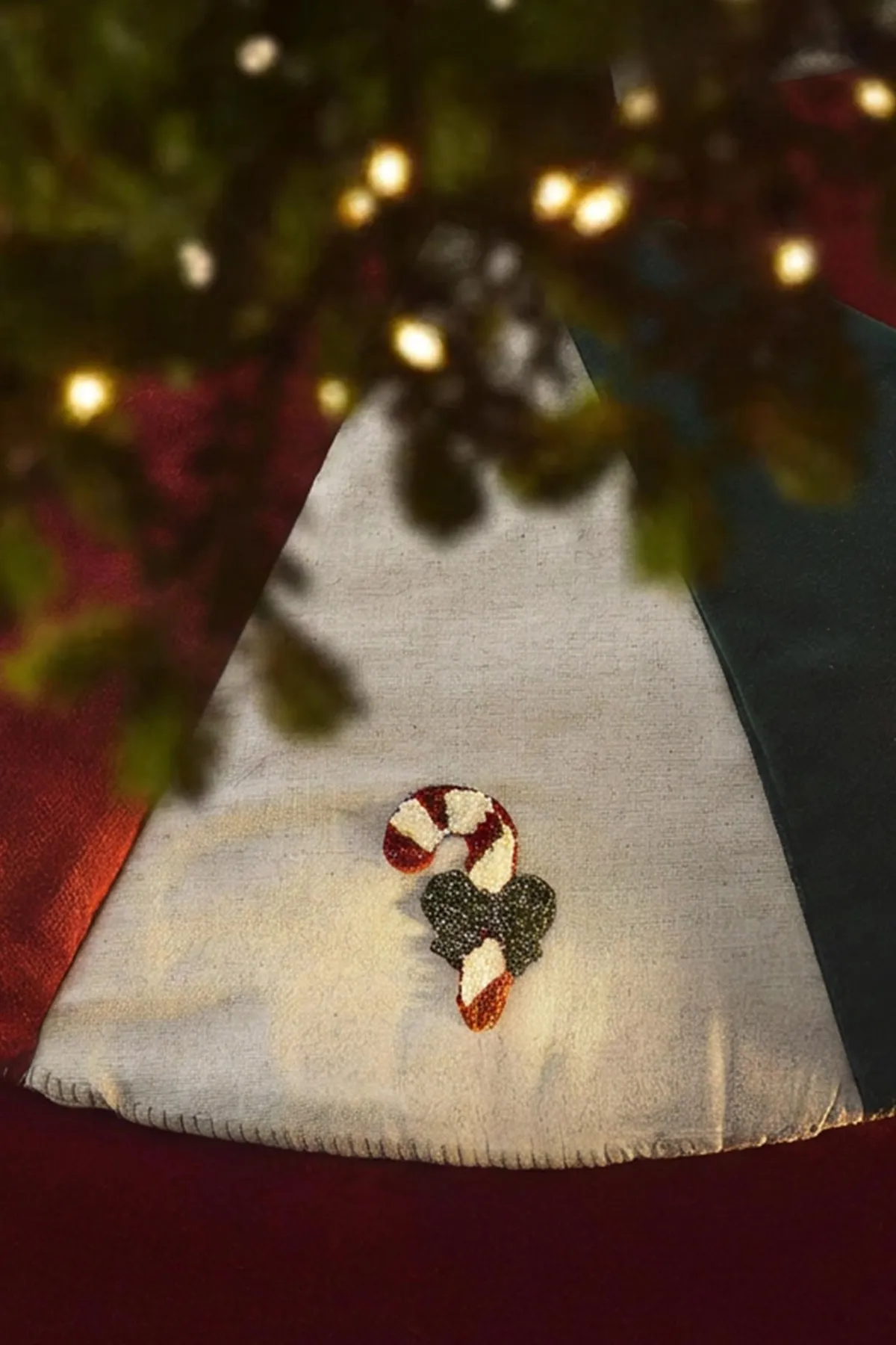 CHRISTMAS CANDY CANE TREE SKIRT - Multicolored | ZARA United States