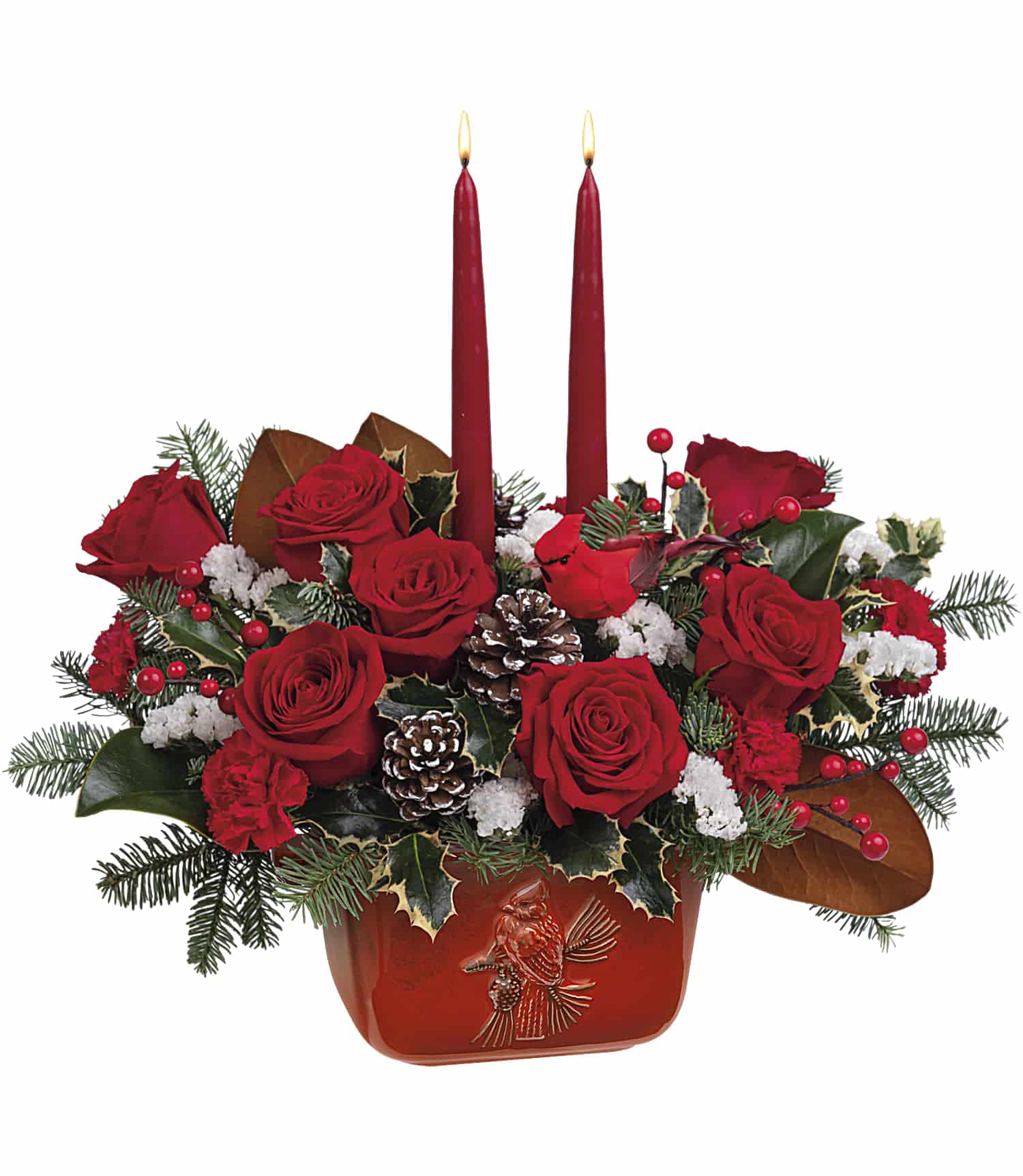 Christmas Classic Centerpiece | Linda's Flowers
