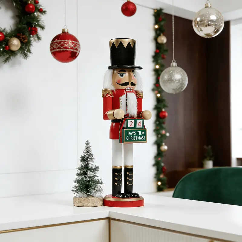christmas countdown nutcrackers ornament calendar decoration - Temu Bahrain