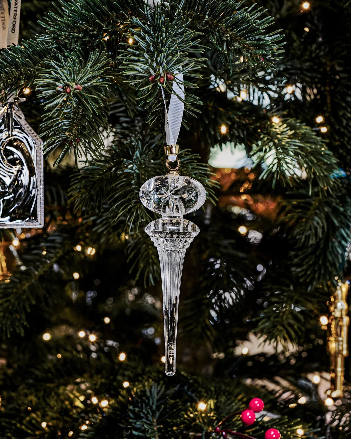 Christmas Decorations Blown Glass Icicle Ornaments Christmas Annual Icicle Ornament 2026 Waterford