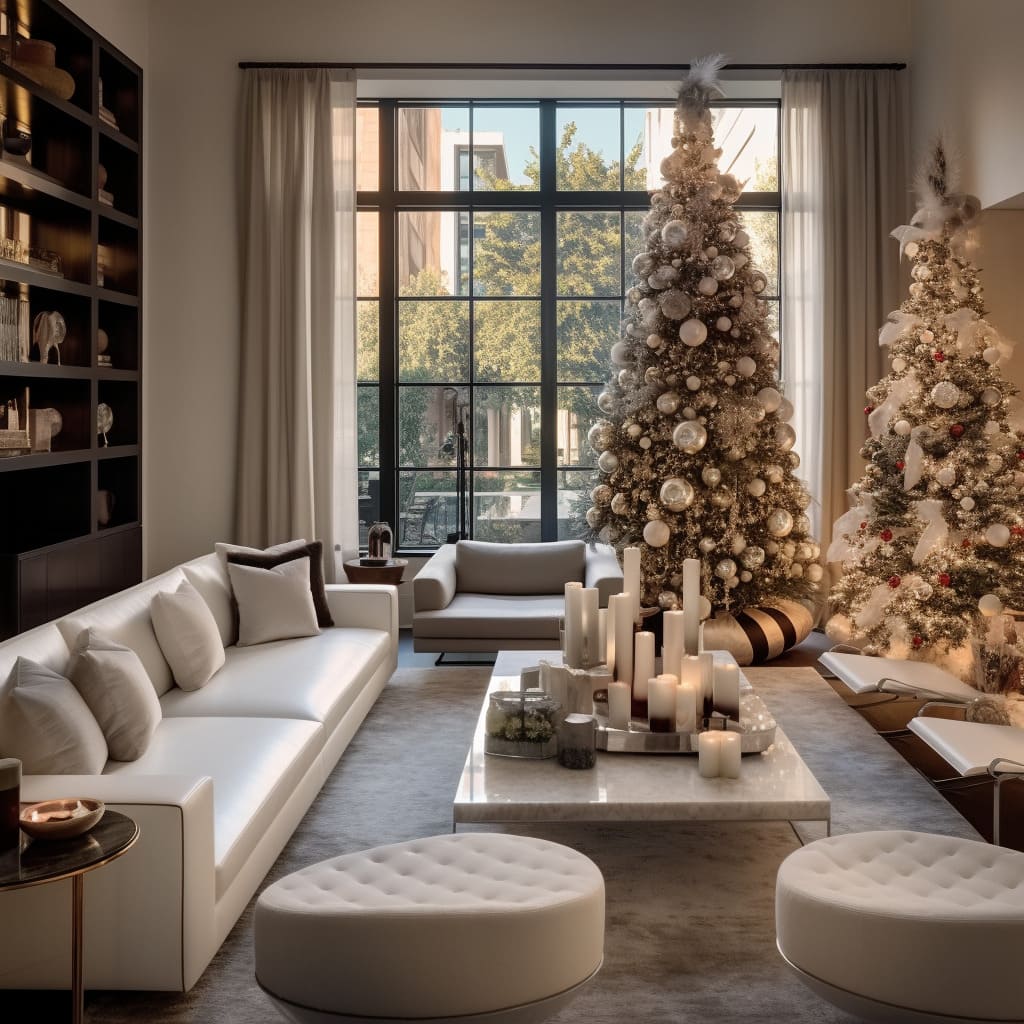 Christmas Elegance: Timeless Living Room Decorating Inspirations | Fancy House Design