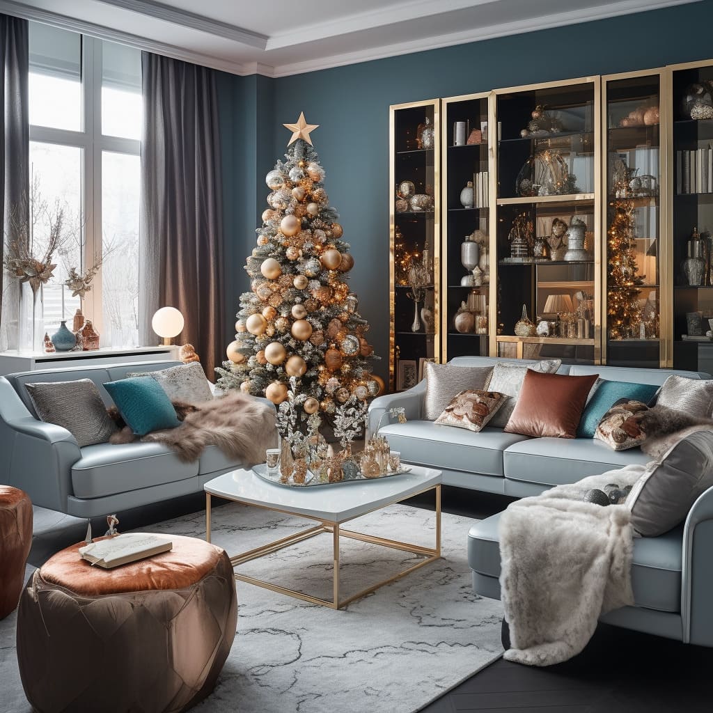 Christmas Elegance: Timeless Living Room Decorating Inspirations | Fancy  House Design