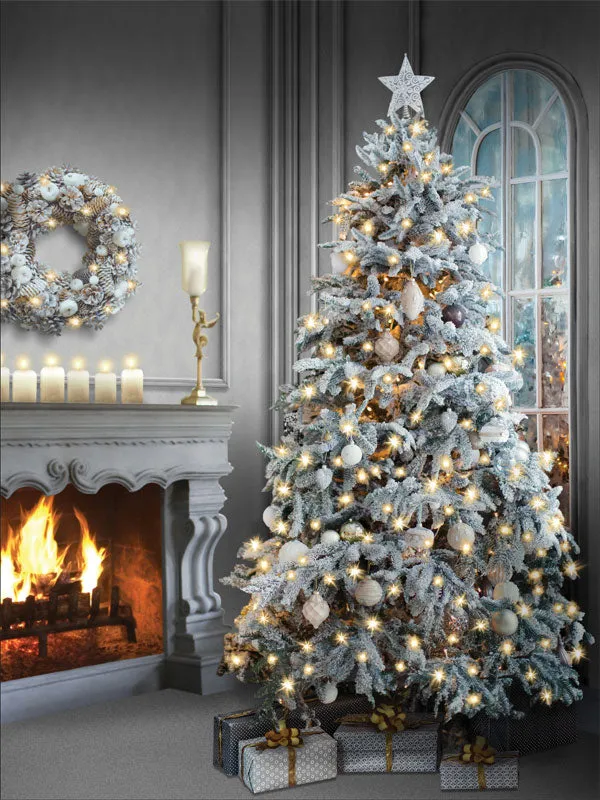 Christmas Estate Backdrop - Denny Mfg