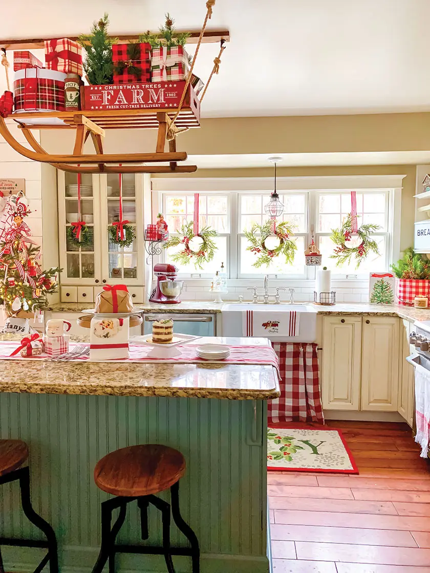 Christmas Kitchen Decor Ideas Archives - Cottage style decorating,  renovating and entertaining Ideas for indoors and out