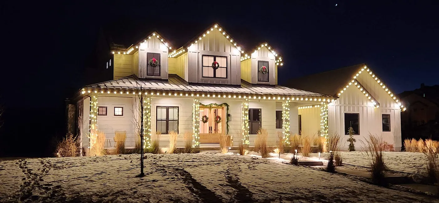 Christmas Light Installation in Eugene Oregon