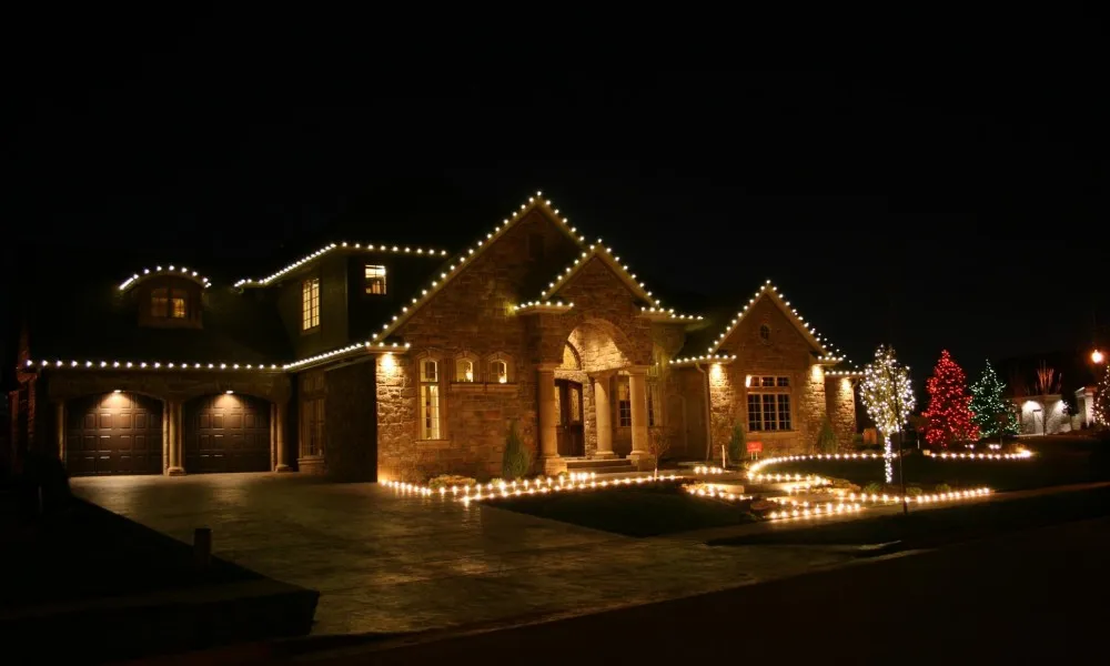 Christmas Light Installation in Houston, TX