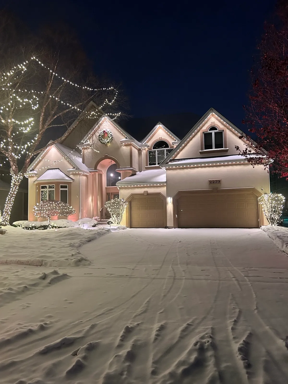 Christmas Light Installation in Naperville, IL | EJ's Property Services