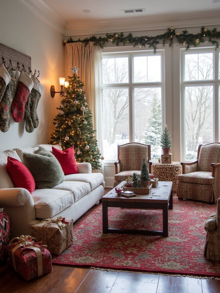 Christmas Living Room Ideas — AI Staging | StagePro AI
