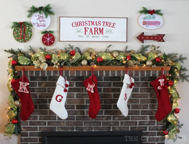 Christmas Mantel