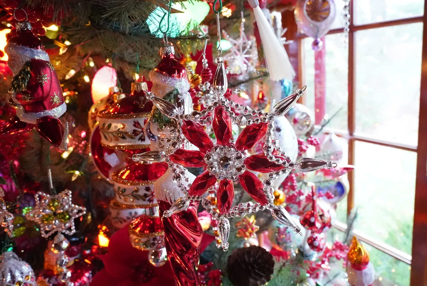 Christmas Ornaments by local designer, Christopher Radko