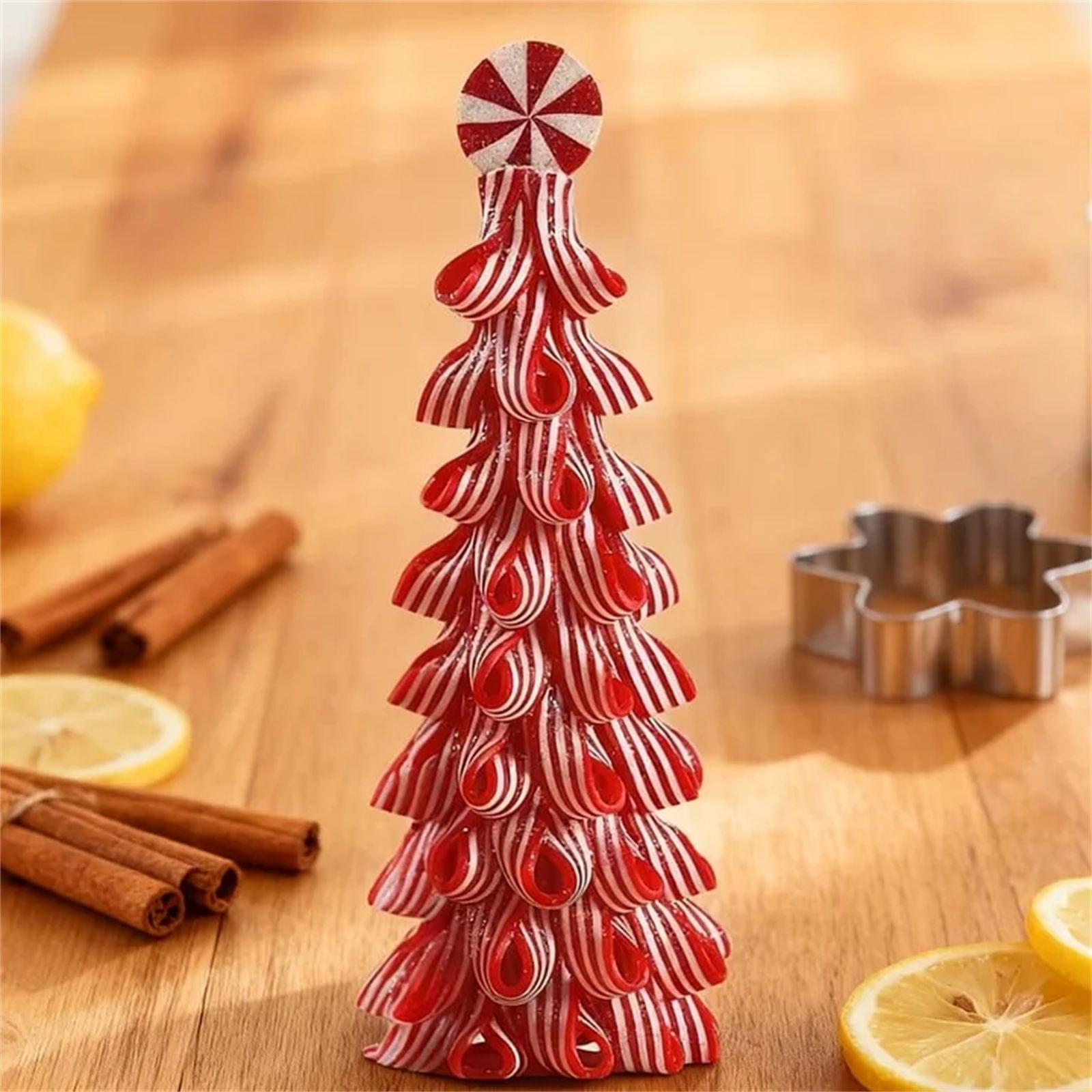 Christmas Polymer Candy Tree Tabletop Decoration with Peppermint Swirl  Design, Glossy Finish for Festive Home Accent, Ideal for Holiday Display -  Walmart.ca