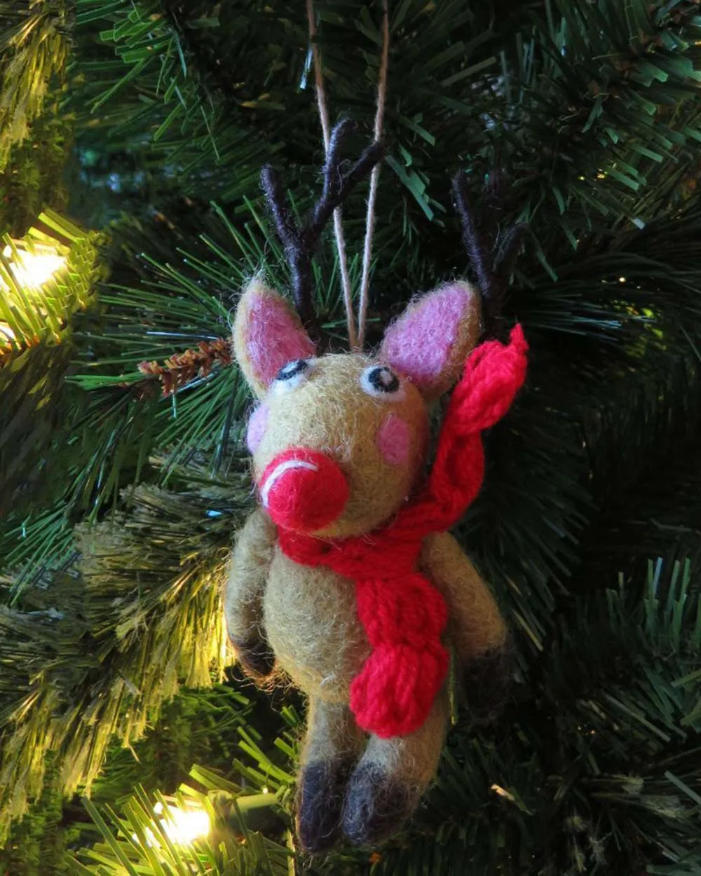 Christmas Tree Decoration Handmade Reindeer