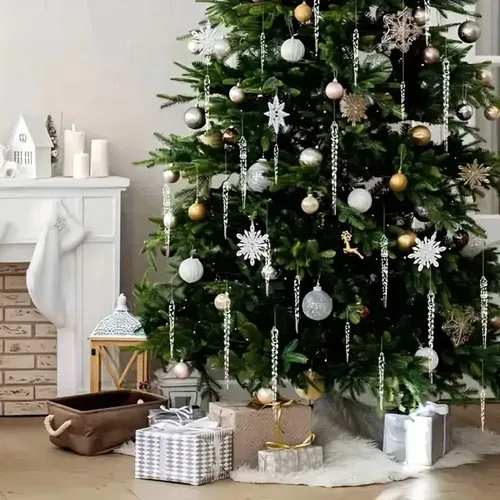 Christmas Tree Ornaments Creative Icicle Decorations | MercadoLibre