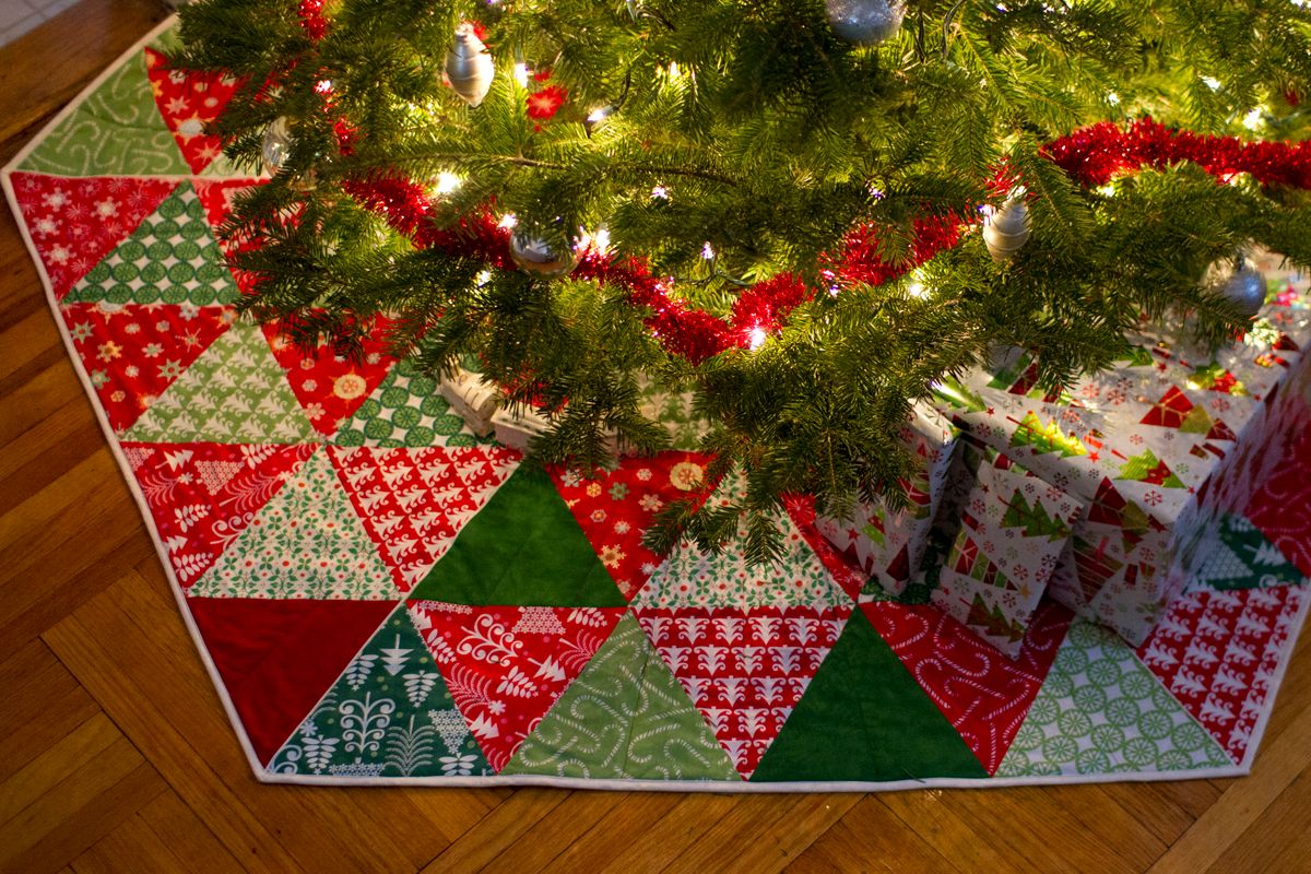 christmas tree skirt | pepperknit