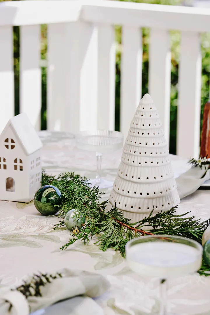 Christmas Tree White Table Decoration – Whatever Mudgee