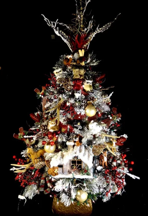 Christmas Tree Woodland Creatures Decorations Discover 250 Christmas Trees:  Woodland And Snowy Woodland Christmas Tree Ideas