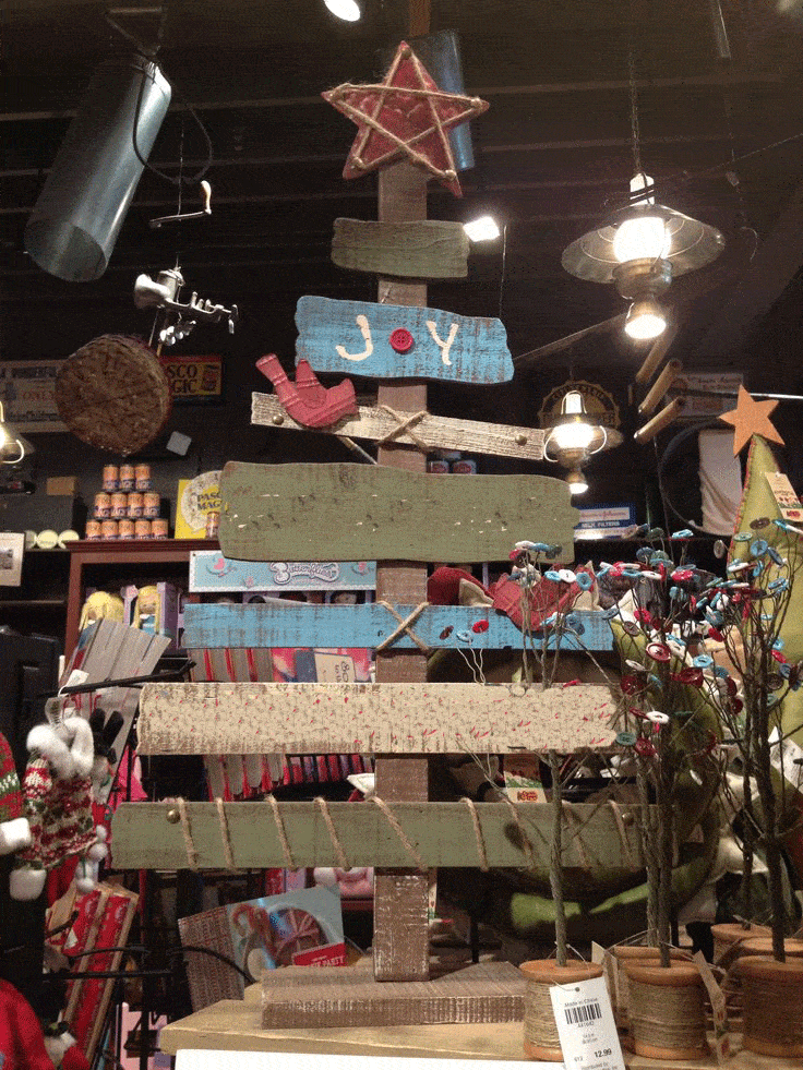 Christmas Trees From Upcycled Wooden Pallets • Recyclart