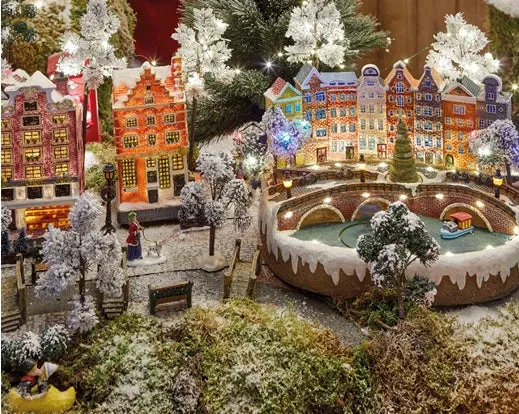 Christmas Winter Village Scene 31 cm | Newlands — Newlands Garden Centre