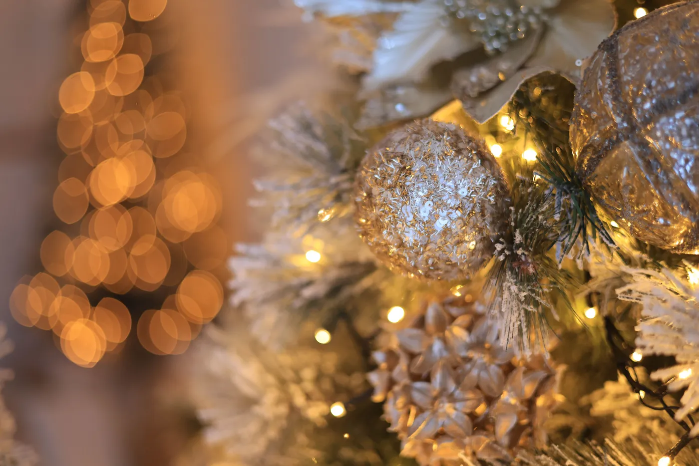Close-Up Shot of a Christmas Ornament on Christmas Tree · Free Stock Photo