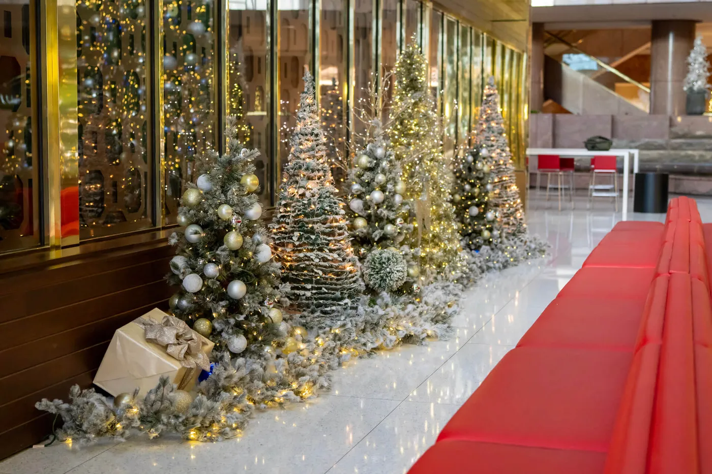 Commercial Holiday Christmas Decorations in Cleveland