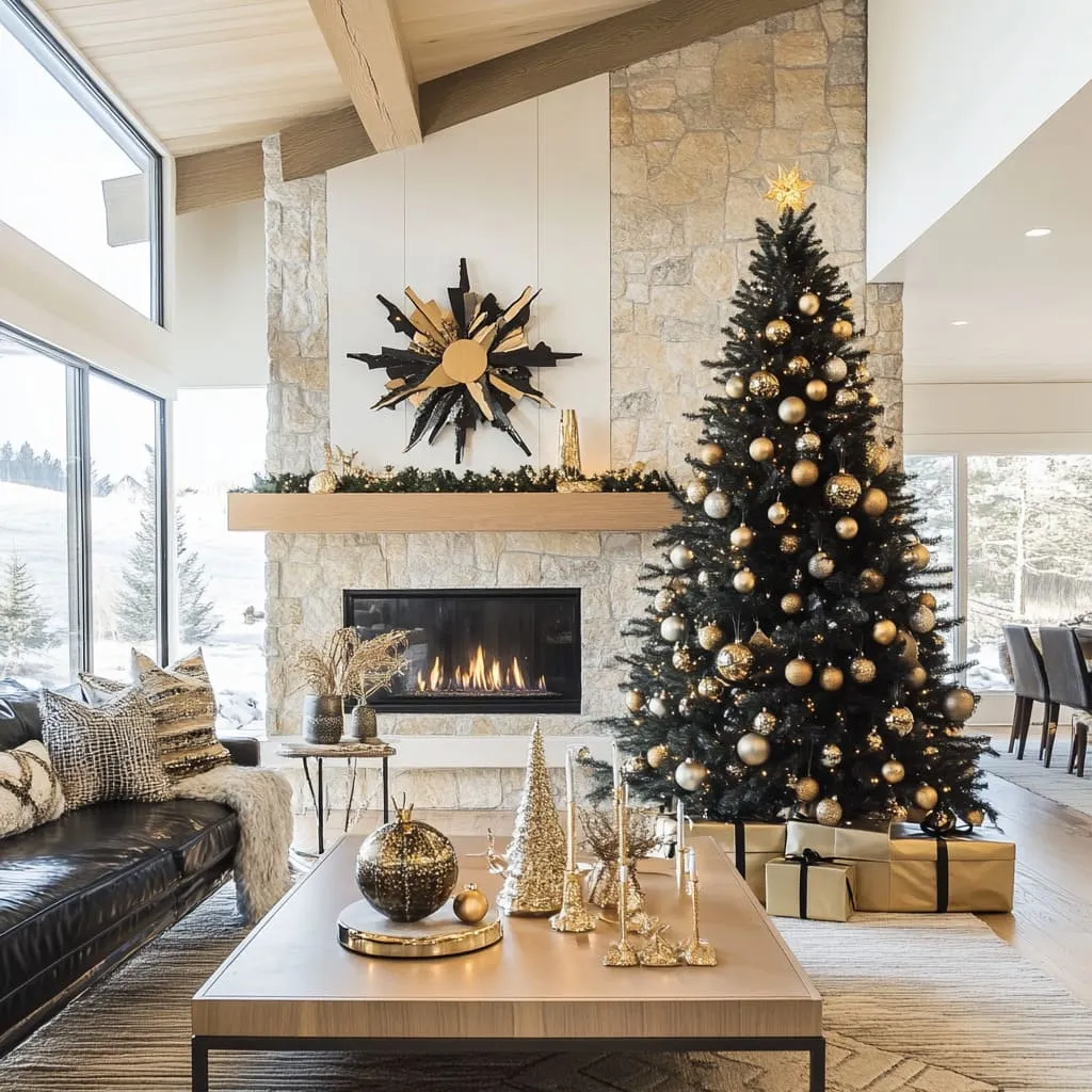 Contemporary Christmas Decor Tips for a Stylish Living Room