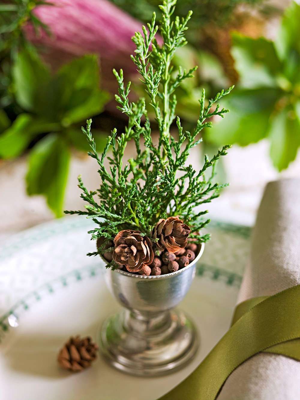 Decorate with Tiny Christmas Trees
