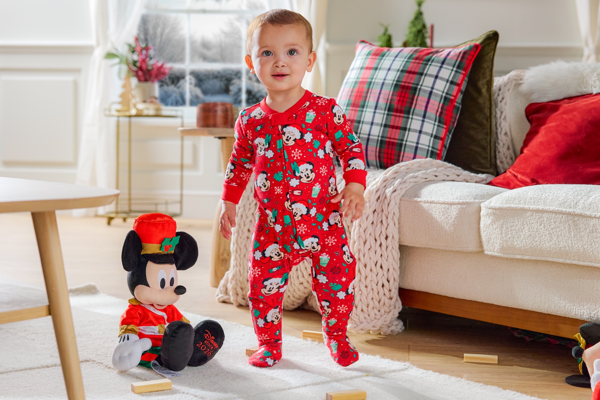 Disney Mickey Mouse Minnie And Mickey Christmas Pjs Matching Pajamas Disney  Baby Christmas Pajamas Minnie Mouse