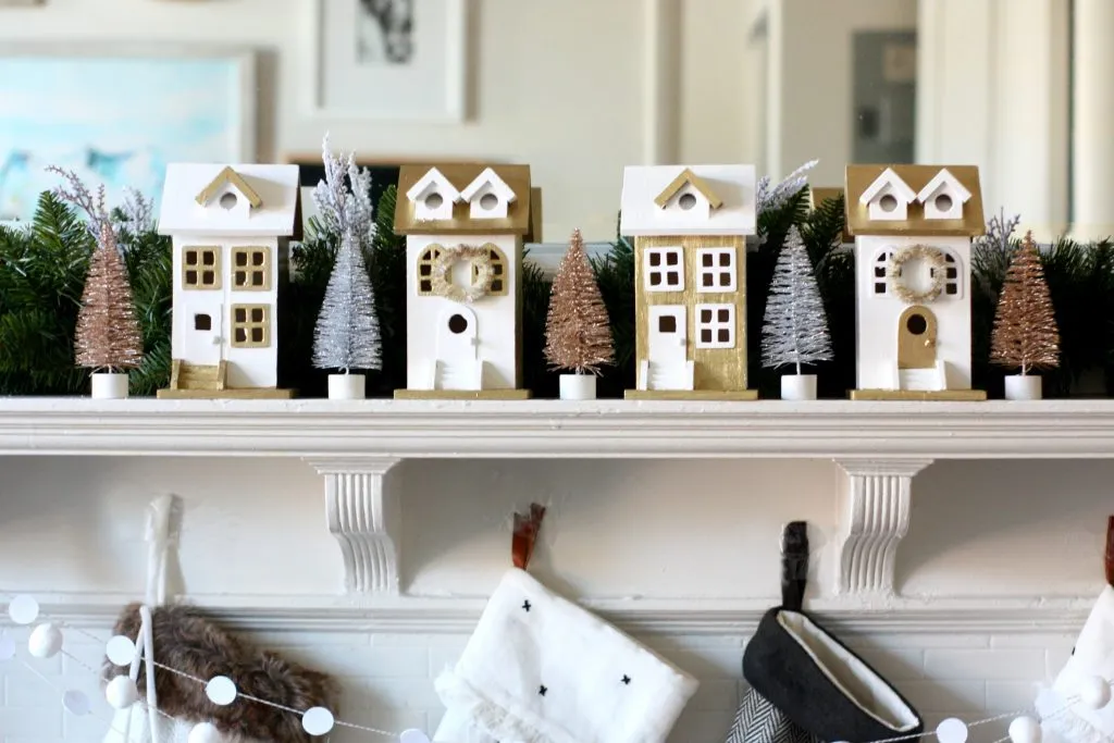 Diy Christmas Houses Ceramic Village Houses To Paint DIY Painted Christmas  Village