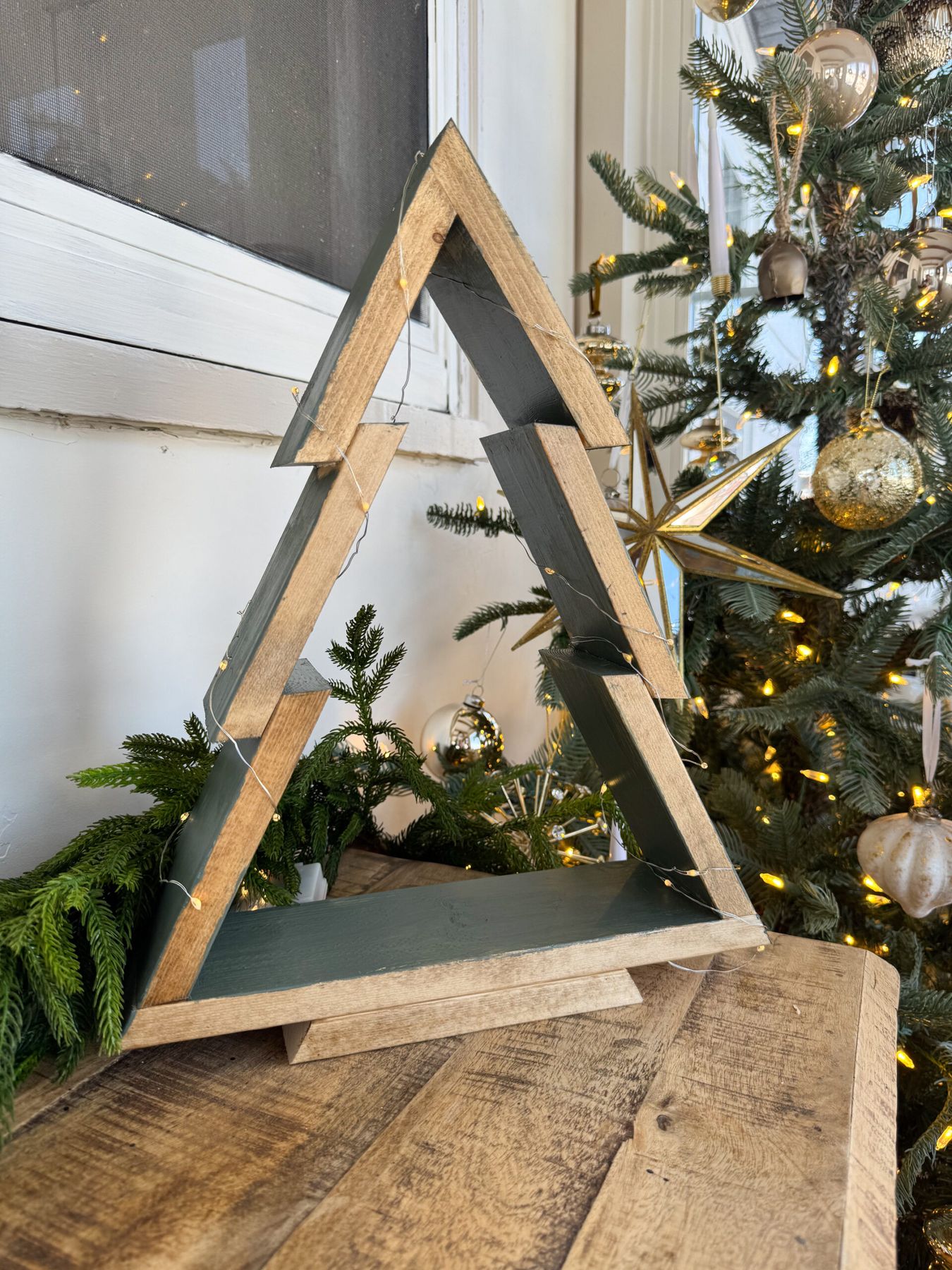 Diy Christmas Tree Wood DIY Christmas Tree Made From Scrap Wood My Creative  Days
