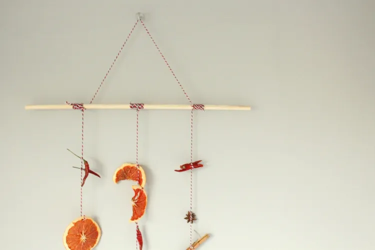 DIY dried fruit hanging | DIY Autumn Decoration | The Crafty Gentleman