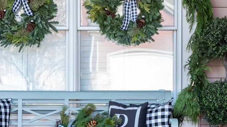 DIY Holiday Decor - How to Hang Christmas Wreaths on Windows | HGTV